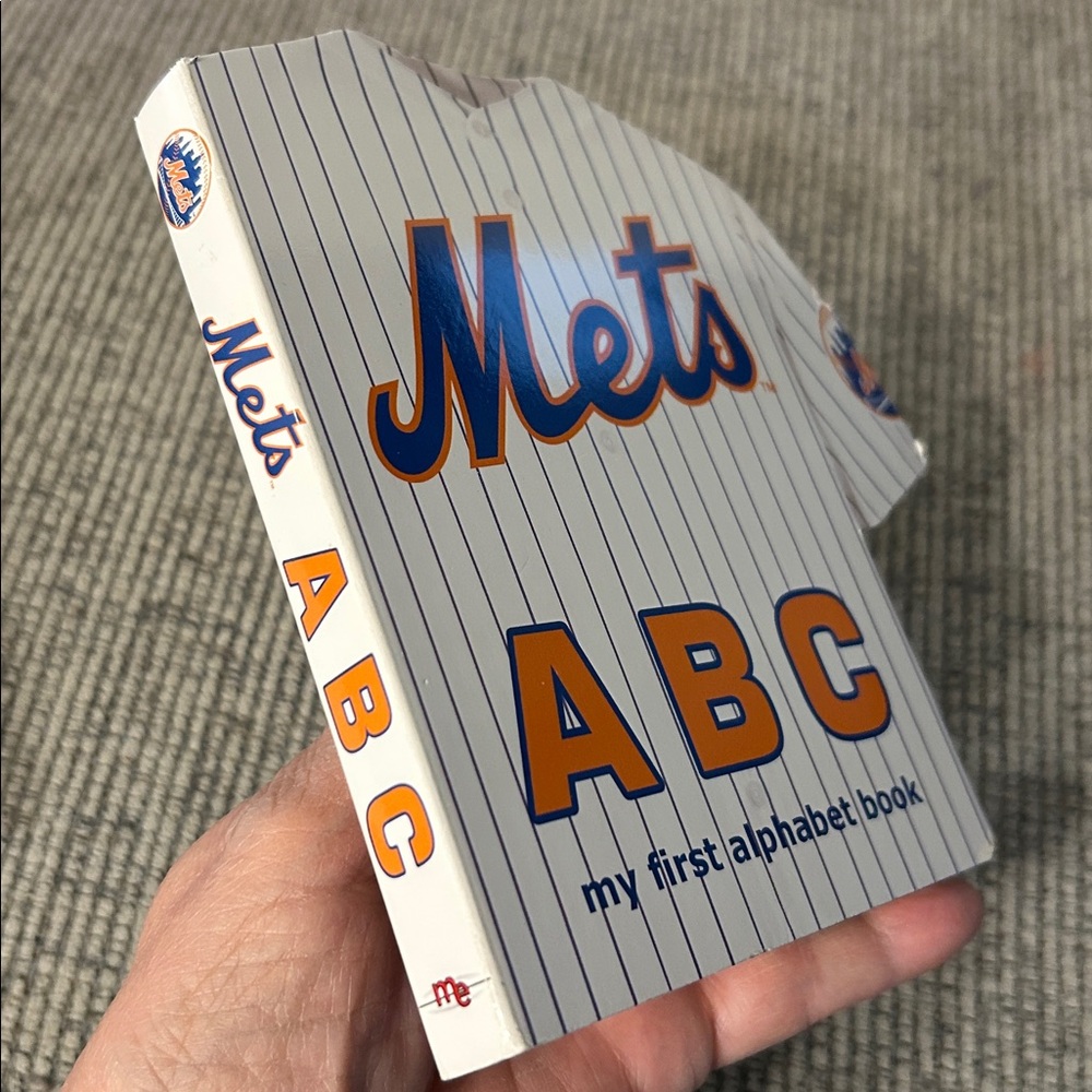 NY mets my first alphabet book ABC board book for kids baseball related - Picture 4 of 8